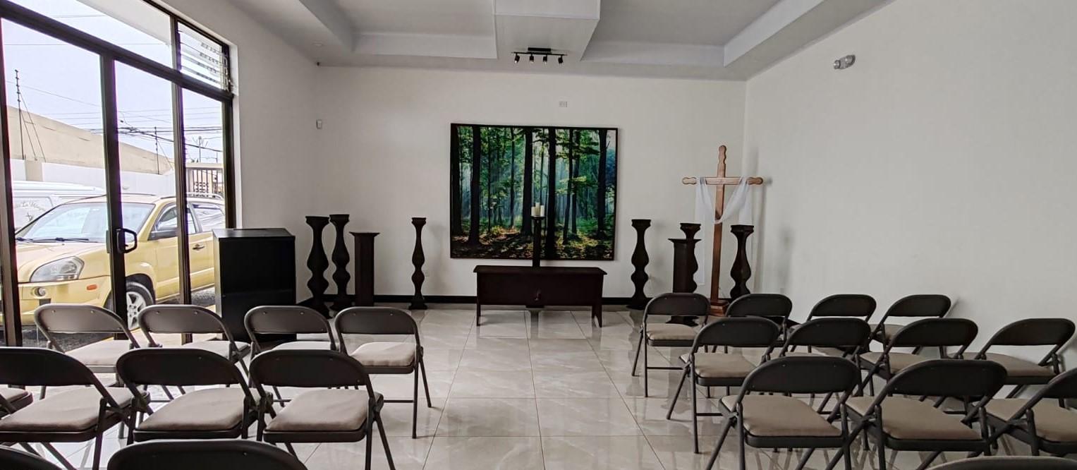 Sala de atención de Funeraria La Milagrosa
